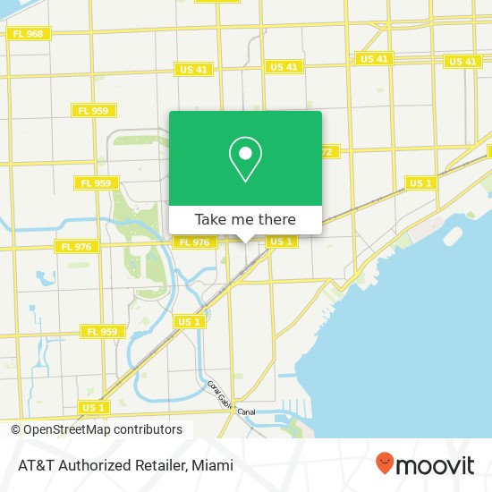 Mapa de AT&T Authorized Retailer