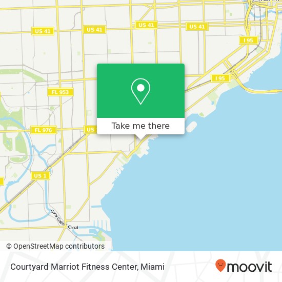 Mapa de Courtyard Marriot Fitness Center