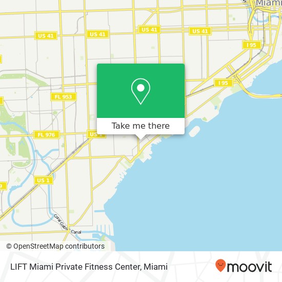 LIFT Miami Private Fitness Center map