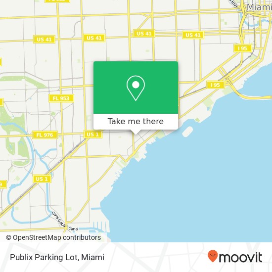 Mapa de Publix Parking Lot