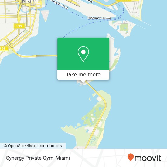 Synergy Private Gym map