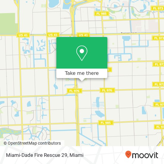 Miami-Dade Fire Rescue 29 map