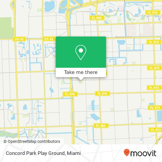 Concord Park Play Ground map