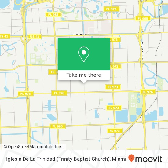 Iglesia De La Trinidad (Trinity Baptist Church) map