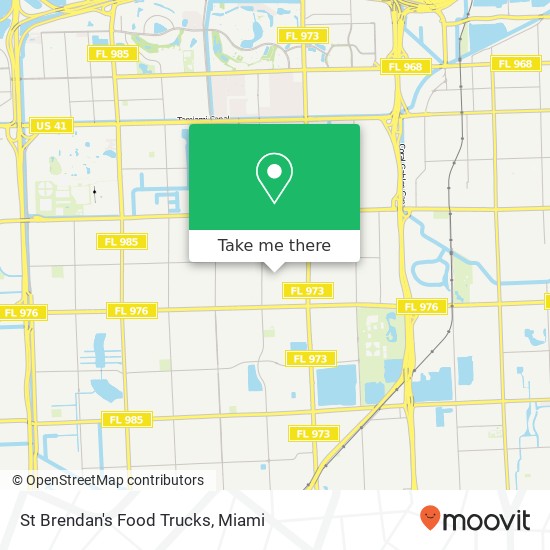 St Brendan's Food Trucks map