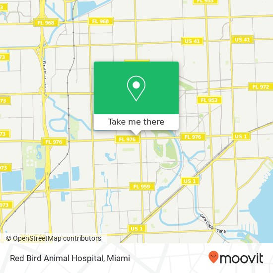 Red Bird Animal Hospital map