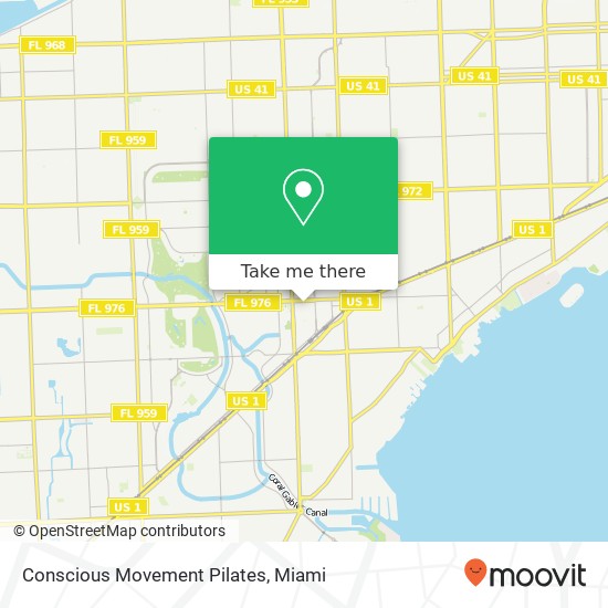 Conscious Movement Pilates map