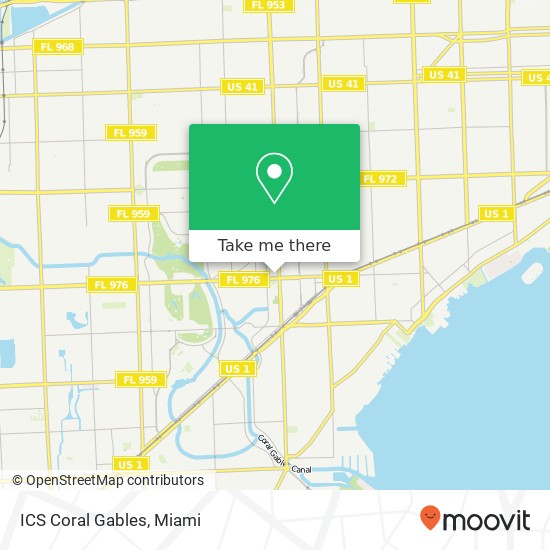 Mapa de ICS Coral Gables