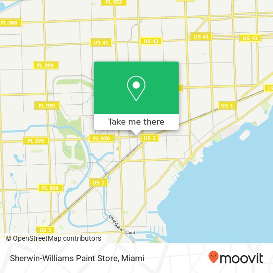 Sherwin-Williams Paint Store map