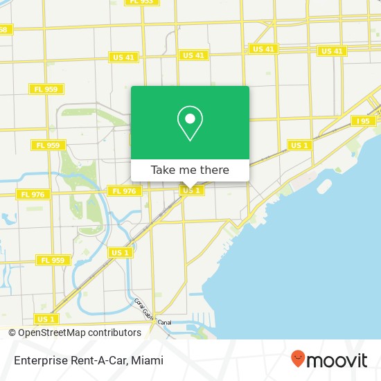 Enterprise Rent-A-Car map