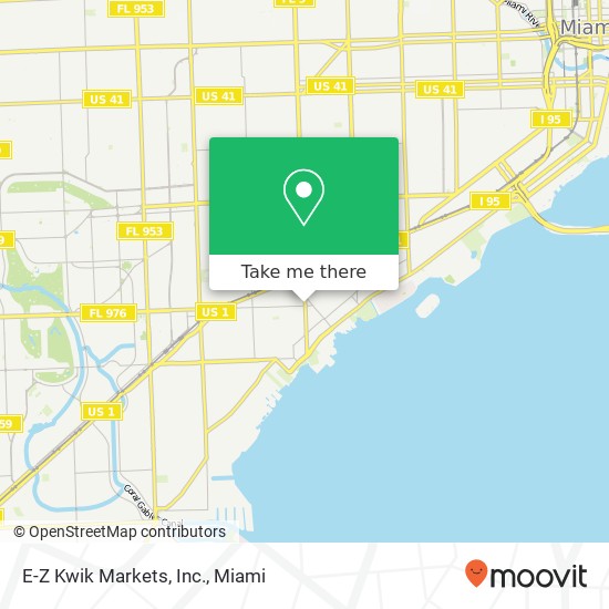 Mapa de E-Z Kwik Markets, Inc.