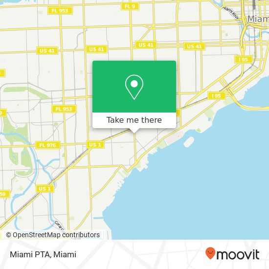 Miami PTA map