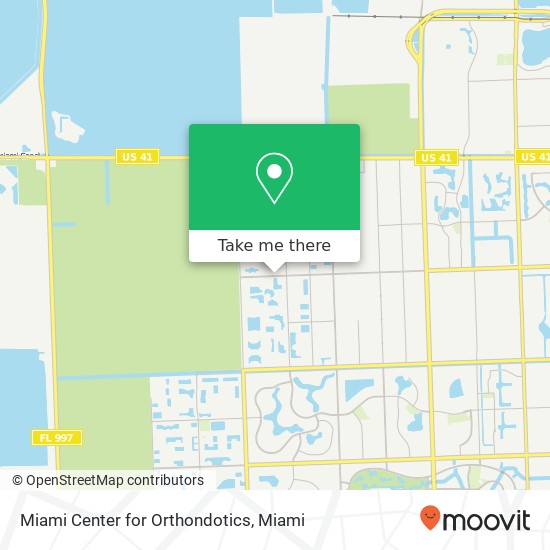 Miami Center for Orthondotics map