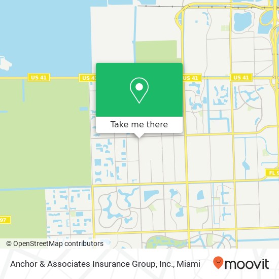 Mapa de Anchor & Associates Insurance Group, Inc.