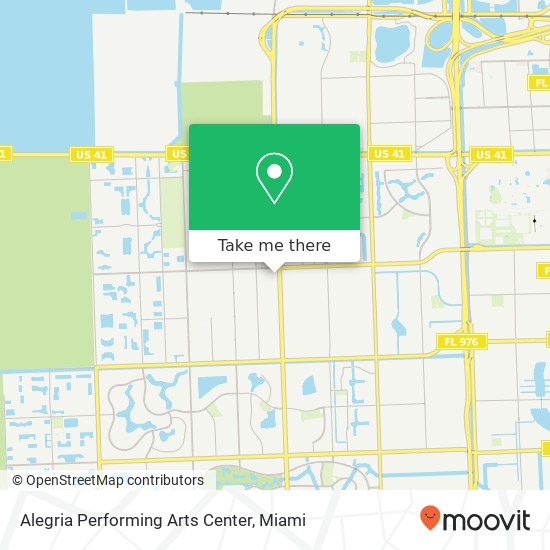 Alegria Performing Arts Center map