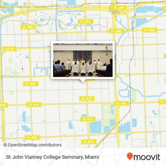 Mapa de St John Vianney College Seminary