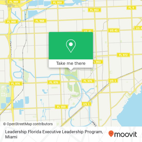 Mapa de Leadership Florida Executive Leadership Program