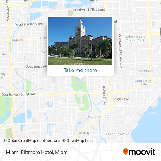 Miami Biltmore Hotel map