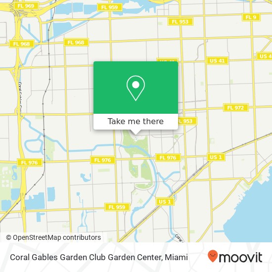 Coral Gables Garden Club Garden Center map