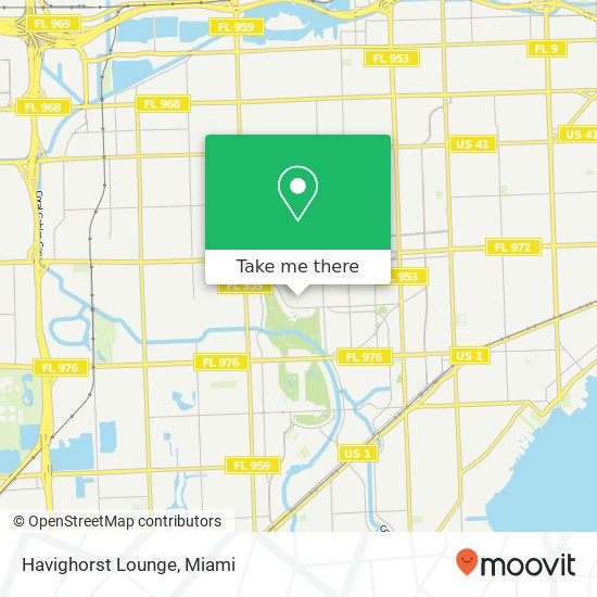 Mapa de Havighorst Lounge