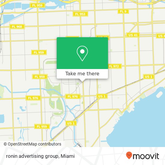 Mapa de ronin advertising group