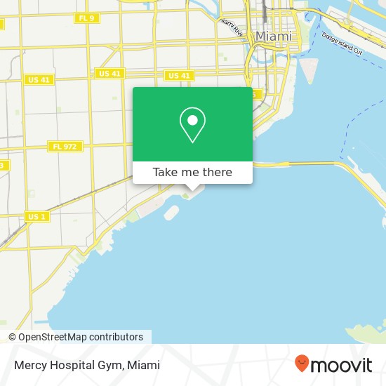 Mapa de Mercy Hospital Gym