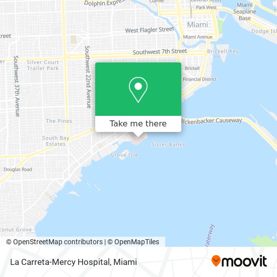 Mapa de La Carreta-Mercy Hospital