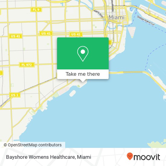 Bayshore Womens Healthcare map