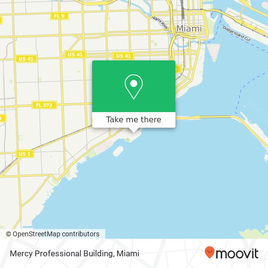 Mercy Professional Building map