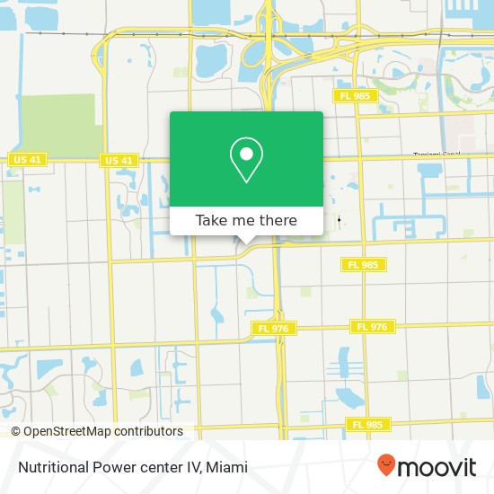 Nutritional Power center IV map