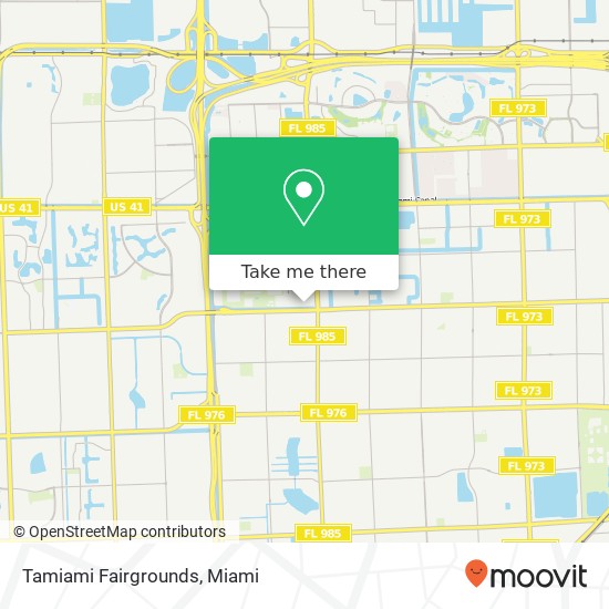 Tamiami Fairgrounds map