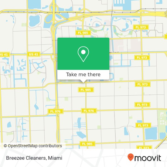 Breezee Cleaners map