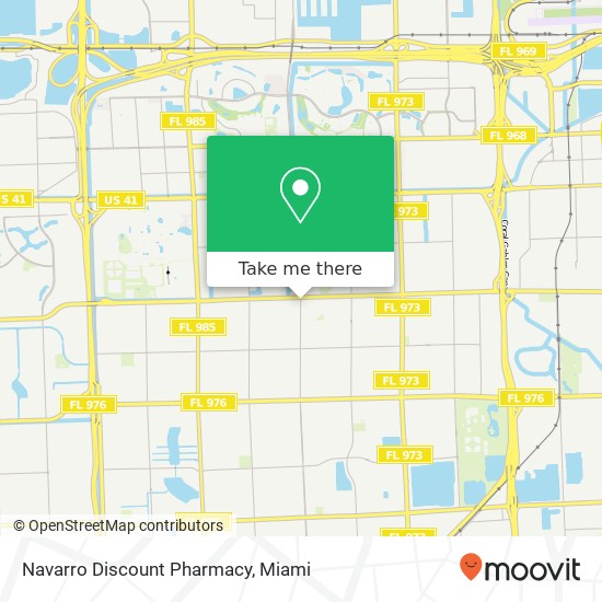 Mapa de Navarro Discount Pharmacy
