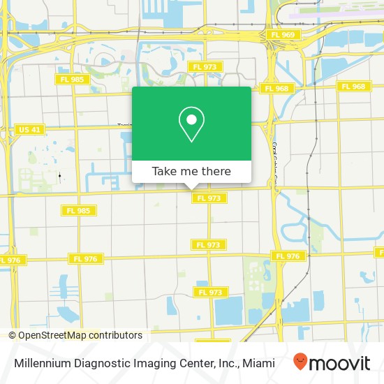Millennium Diagnostic Imaging Center, Inc. map