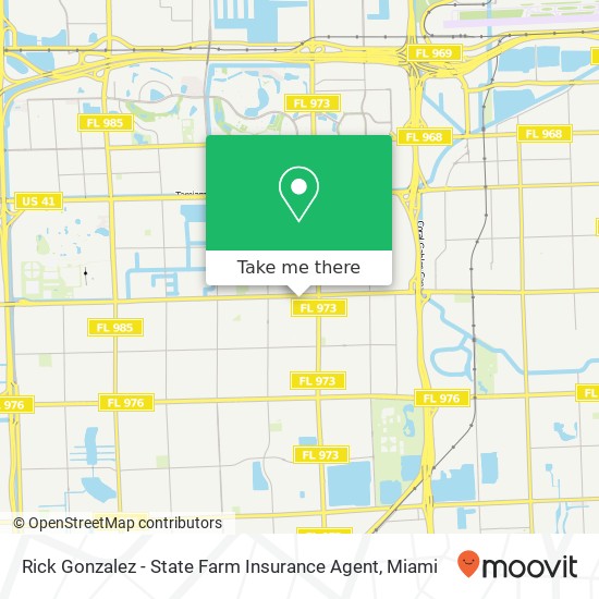 Rick Gonzalez - State Farm Insurance Agent map