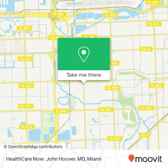 HealthCare Now: John Hoover, MD map