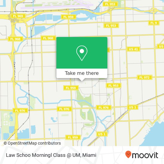 Law Schoo Morningl Class @ UM map