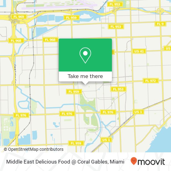 Middle East Delicious Food @ Coral Gables map