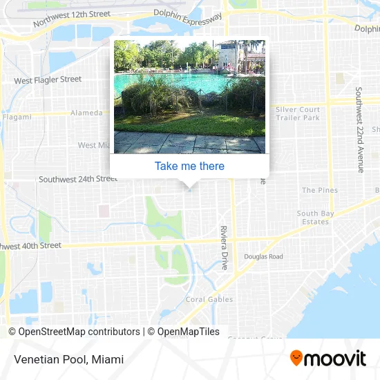 Venetian Pool map