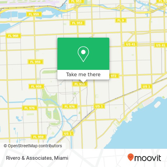 Rivero & Associates map