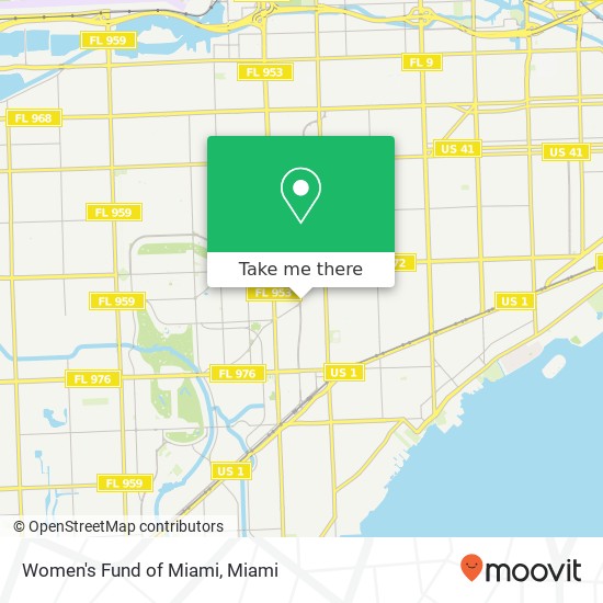 Women's Fund of Miami map