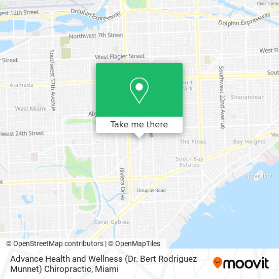 Advance Health and Wellness (Dr. Bert Rodriguez Munnet) Chiropractic map