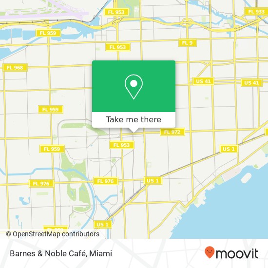Barnes & Noble Café map