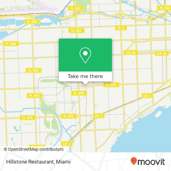 Hillstone Restaurant map