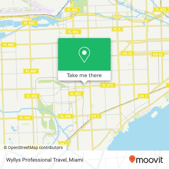 Mapa de Wyllys Professional Travel