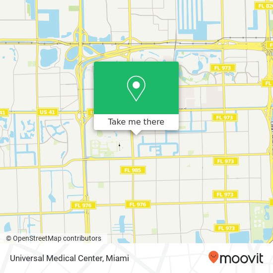 Universal Medical Center map