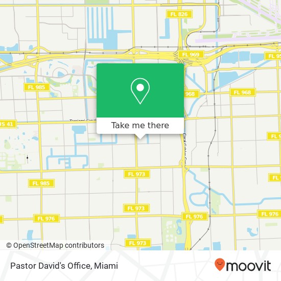 Pastor David's Office map