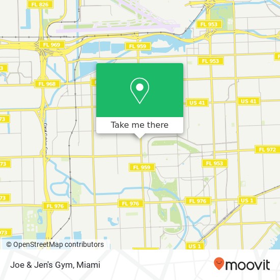 Mapa de Joe & Jen's Gym