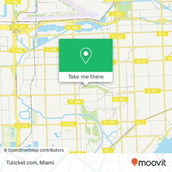 Mapa de Tuticket.com