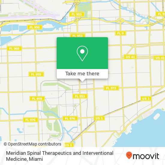 Mapa de Meridian Spinal Therapeutics and Interventional Medicine